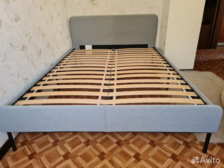 Кровать IKEA, слаттум, 140х200