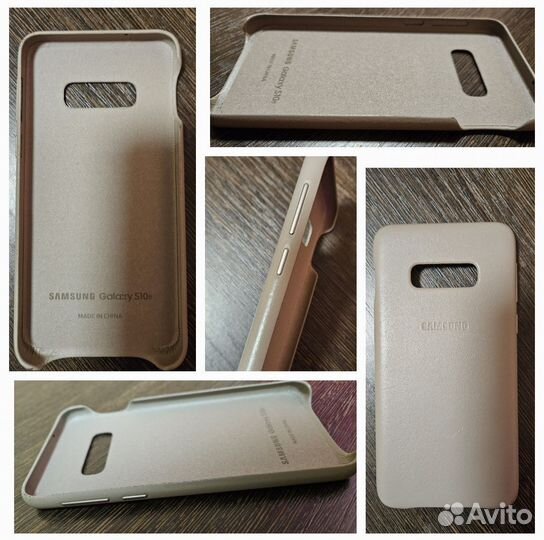 Кожаный leather оригинальный чехол Samsung s10e