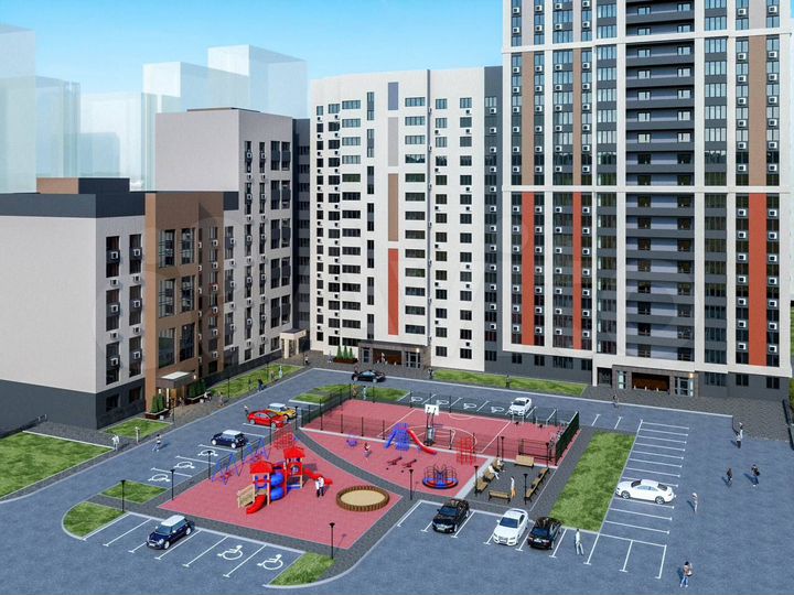 2-к. квартира, 59,4 м², 20/24 эт.