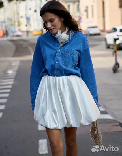 Юбка баллон мини