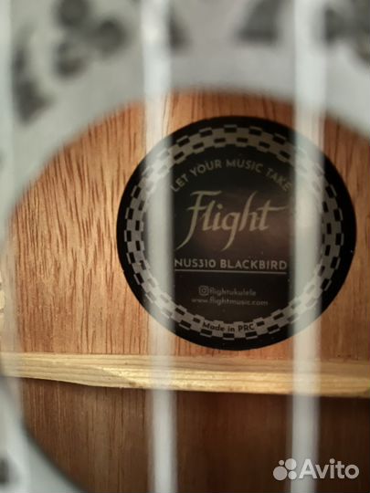 Укулеле Flight (NUS310 Blackbird) в чехле