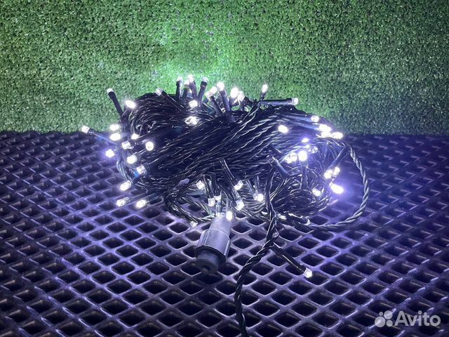 Гирлянда уличная нить 20м белая