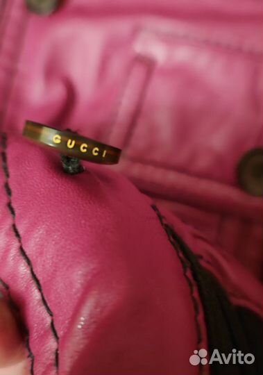 Кожаная женская куртка Gucci S