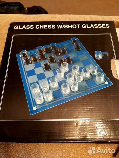 Шахматы набор рюмок подарочный