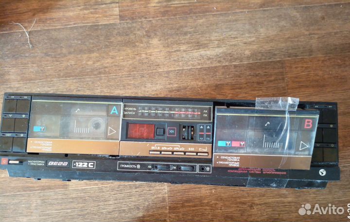 Магнитофон-приставка стереофонический вега мп-122