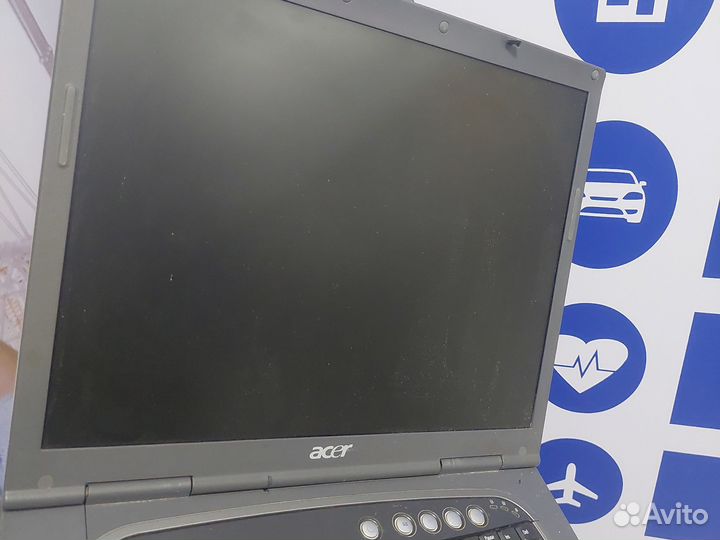 Ноутбук на запчасти acer zl68 travel mate 8000