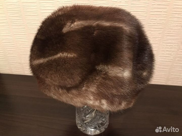 Берет норковый женский мягкий