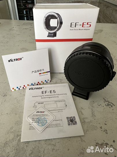 Адаптер автофокусный viltrox EF-E5