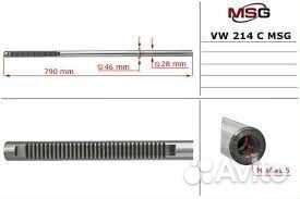 Шток рулевой рейки с гур VW Transporter T5