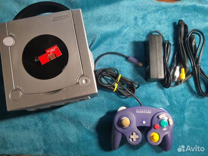 Gamecube серый, чипован + gameboy player