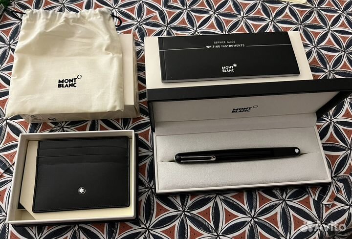 Mont blanc Ручка и кардхолдер