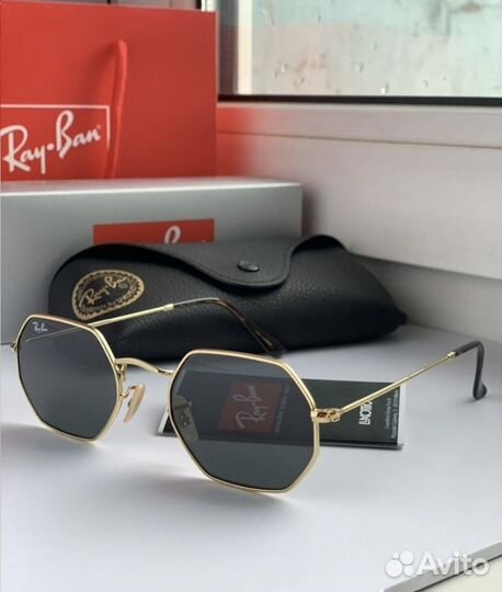 Очки ray ban octagonal черный