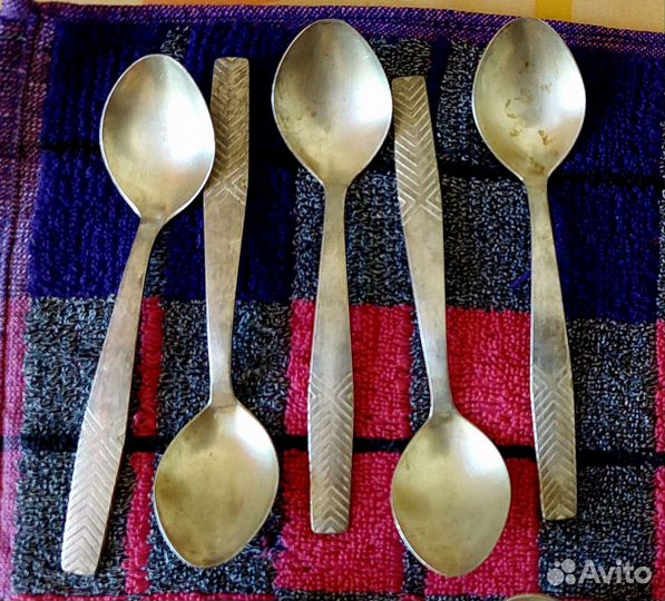 Мельхиоровые столовые приборы СССР