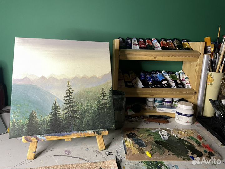 Картина акрилом 