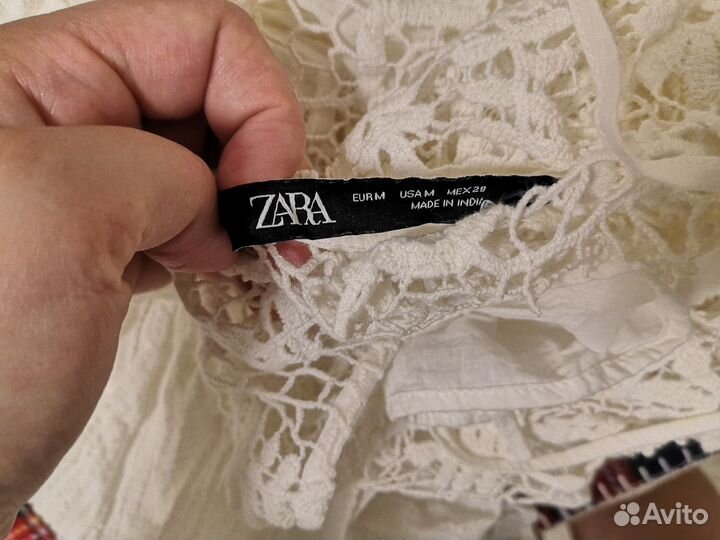Платье Zara хлопок