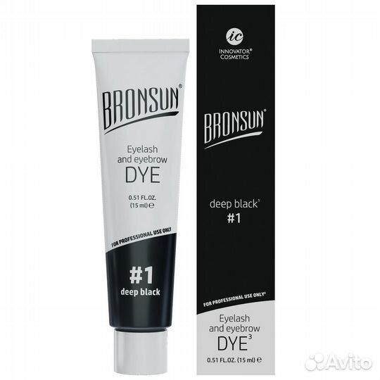 Гелевая краска для ресниц и бровей bronsun