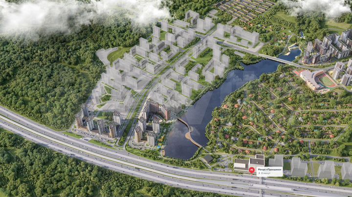 ПСН стрит ритейл Прокшино, 98.9 м²