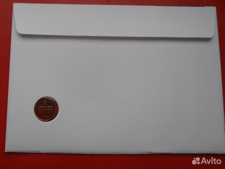 Норвегия Конверт с монетой