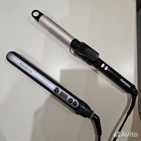 Утюжок Remington и плойка Babyliss