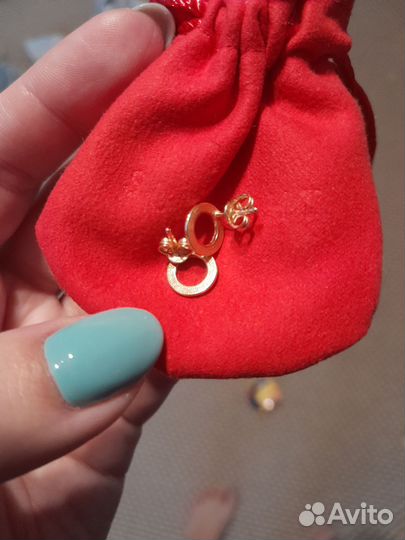 Серьги серебро