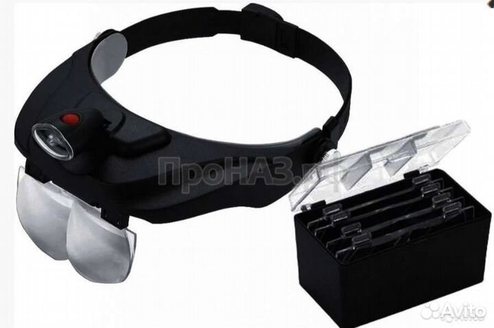 Очки лупа с подсветкой