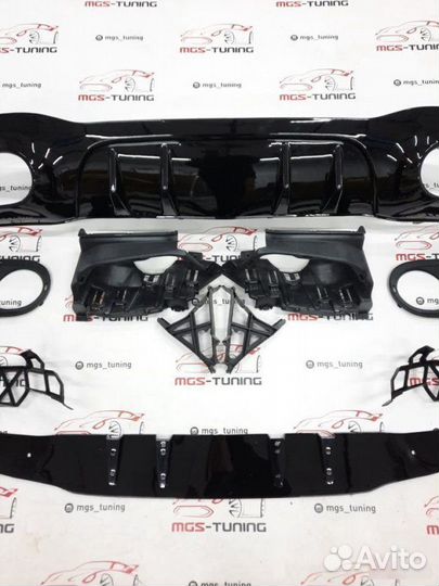 Диффузор Mercedes A-Class w177 А45 AMG (Хэтчбэк)