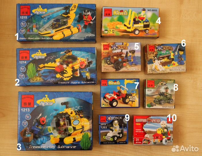 Конструктор аналог lego Brick Ausini