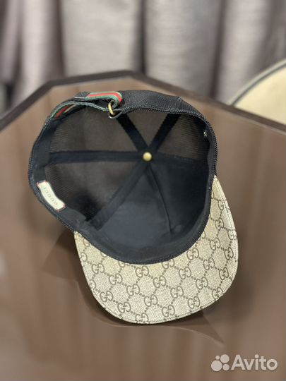 Кепка бейсболка gucci с принтом пчелы оригинал