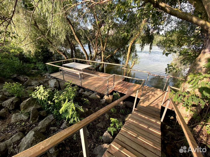 Аренда беседки на берегу реки