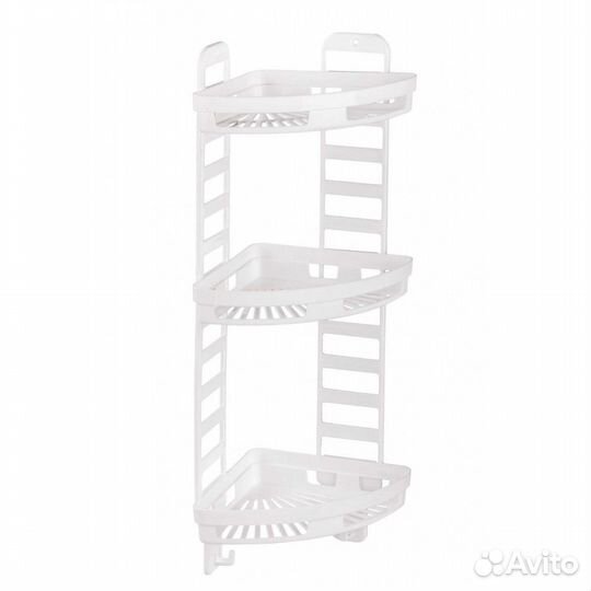 Полка-этажерка пластиковая для ванной