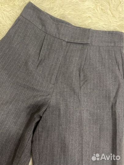 Брюки серые женские прямые