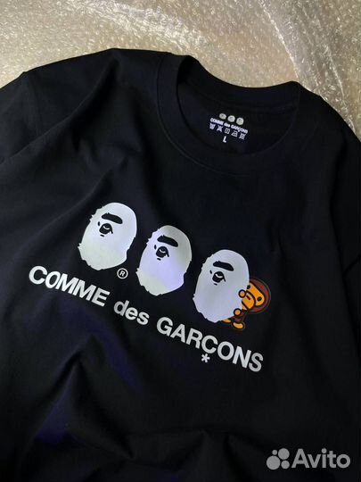 Футболка bape baby Milo cdg