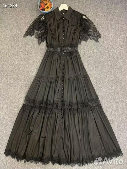 Шикарные длинные платья Zimmermann черное белое