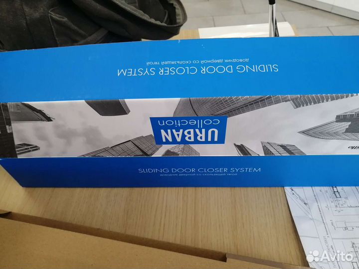 Доводчик дверной со скользящий тягой