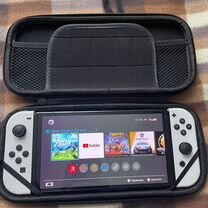 Nintendo switch oled 64 gb полный набор с игрой