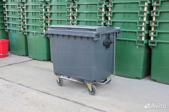 Мусорный Пластиковый Бак 1100л C1783