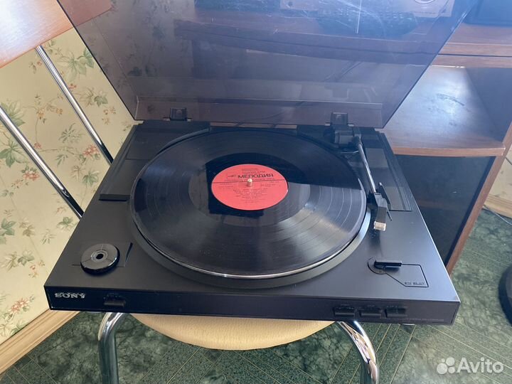 Виниловый проигрыватель sony