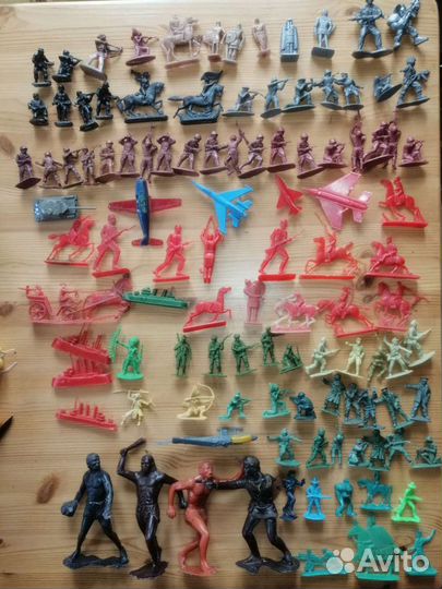 Советские пластмассовые солдатики