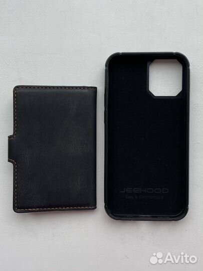 Чехол iPhone 12 mini Jeehood магнитный картхолдер
