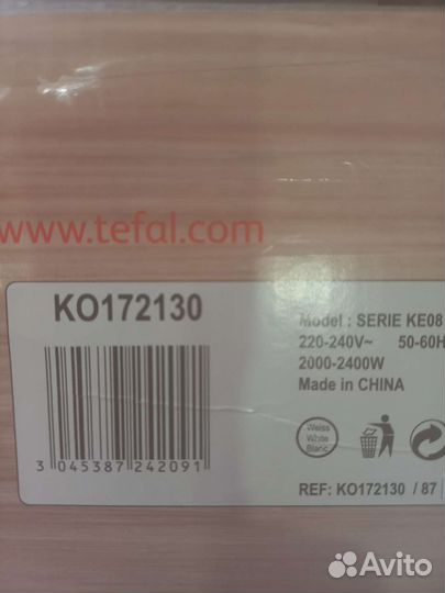 Электрический чайник Тефаль KO172130