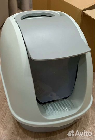 Кошачий лоток закрытый большой