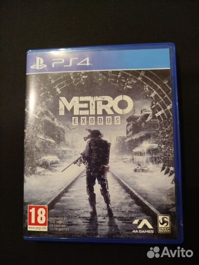Диски на ps4 Metro Exodus
