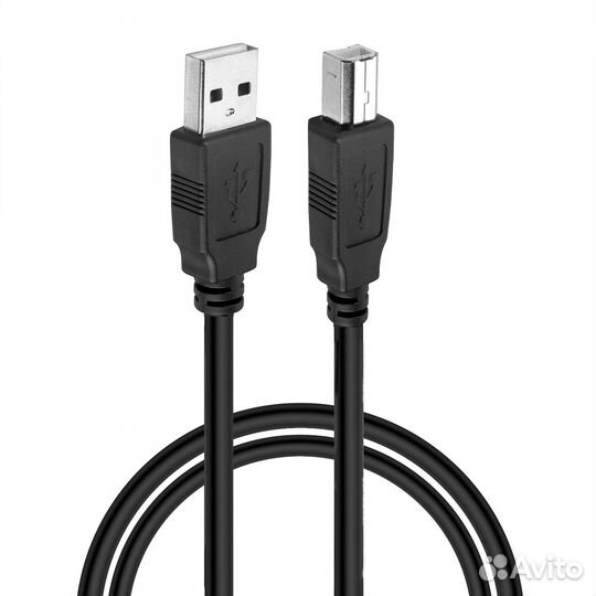 Кабель USB 2.0 - USB Type B для принтера, мфу, ска