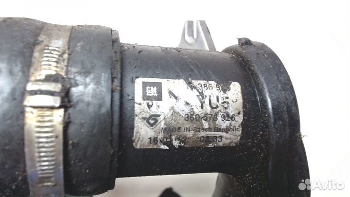 Патрубок интеркулера Opel Zafira C 2011, 2012