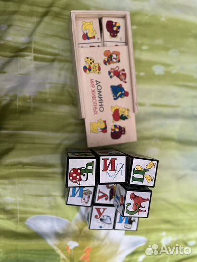 Домино, кубики