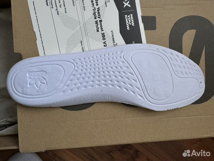 Adidas yeezy boost 350 v2 triple white оригинал