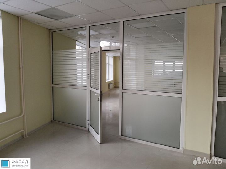 Алюминиевые двери под ключ