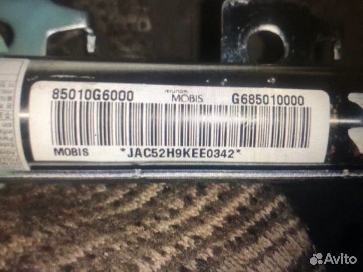 Подушка безопасности боковая левая Kia Picanto 3