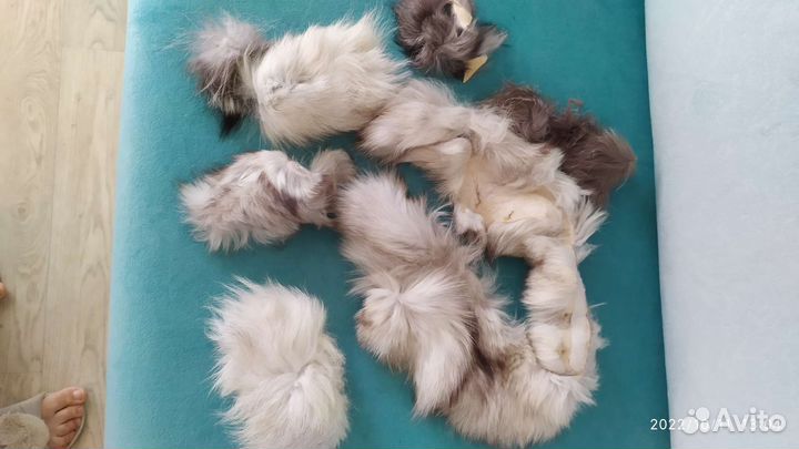 Меховые воротники,опушки на капюшон,остатки меха