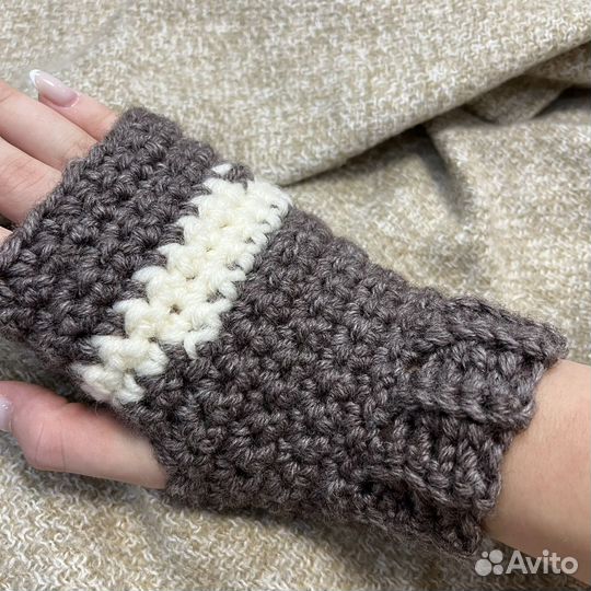 Митенки ручной работы